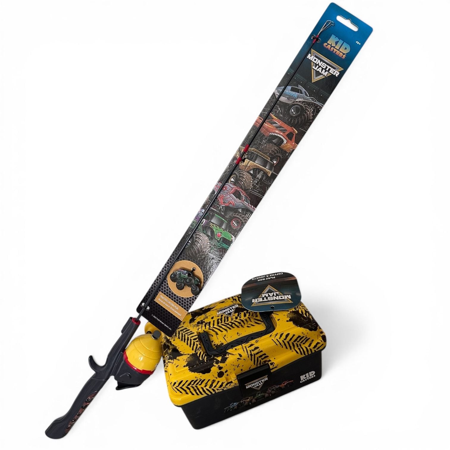 Kid Casters Monster Jam Youth Fishing Pole and Reel Combo Ki