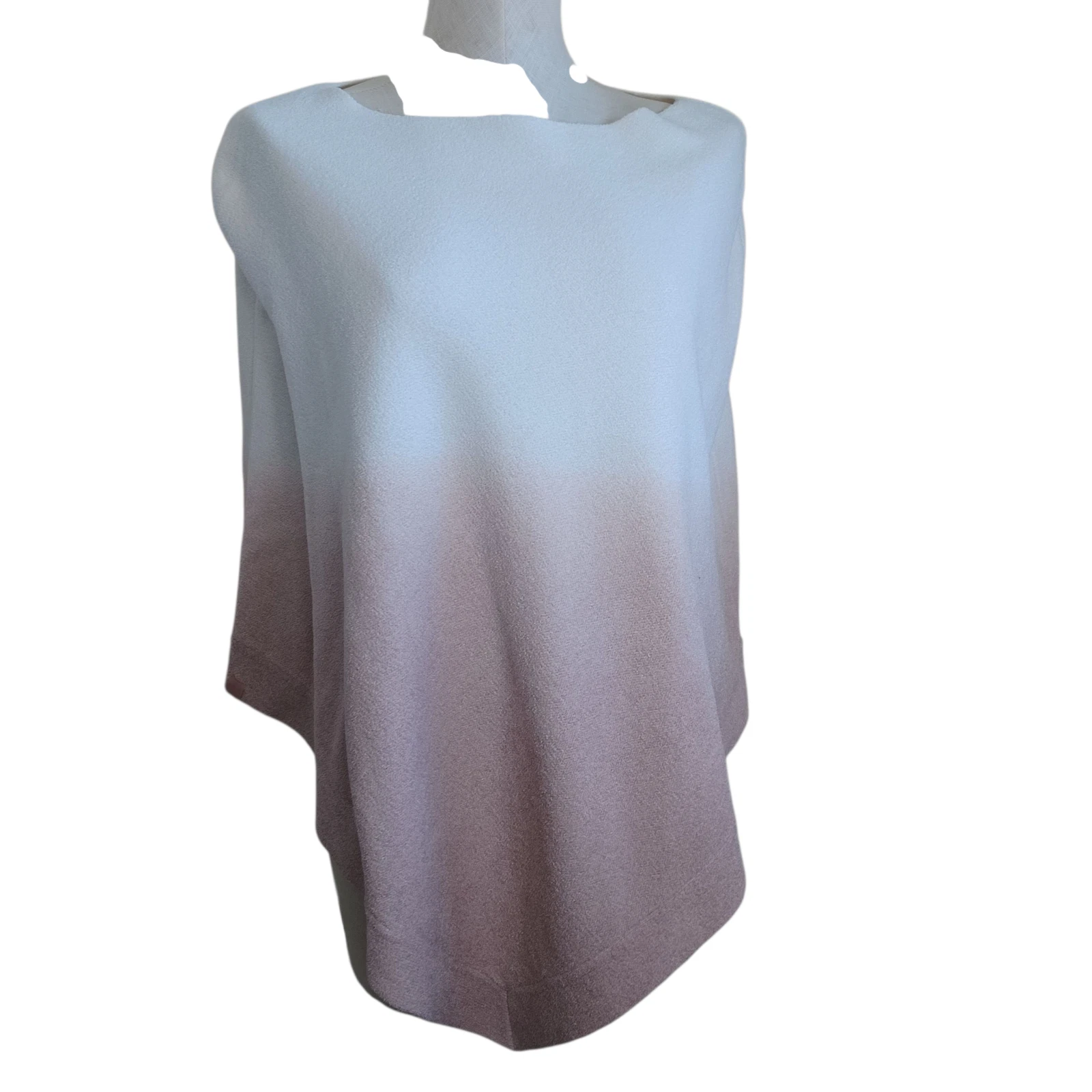 Barefoot Dreams Poncho Cozy Chic Ultra Lite Ocean Breeze Pink Ombre Poncho