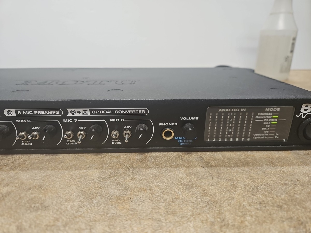 Motu 8Pre (8-Pre) Eight Mic Preamps - MIDI Firewire Audio