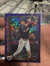 2025 Topps Chrome Update Series - Robert Hassell III #USC154 Purple Raywave...