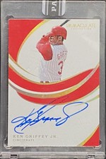 2021 PANINI BLACK BOX 1/1 AUTOGRAPH KEN GRIFFEY JR AUTO IMMACULATE SIGNATURE