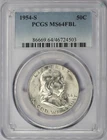 MINT STATE FULL BELL LINES 1954-S FRANKLIN HALF DOLLAR * PCGS MS 64 FBL