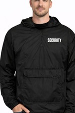 Security Windbreaker Jacket 1/2 Zip Silkscreen Left Chest  Back 13717