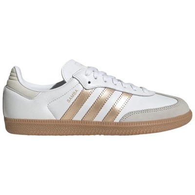 adidas Samba OG White Wonder Gold Metallic IH9127 Womens New | eBay