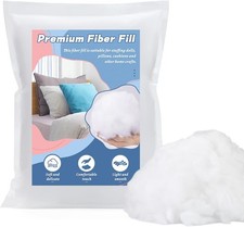 1.8oz Polyfill Stuffing, Polyester Fiberfill Stuffing for Small Stuffed Animals,