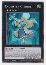 Yu-Gi-Oh TCG GRCR-DE019 SR Exosister Gibrine The Grand Creators