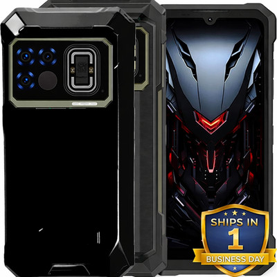 Doogee Fire 6 Max Phone Case Soft Shell w/ Tempered Glass Screen Protector