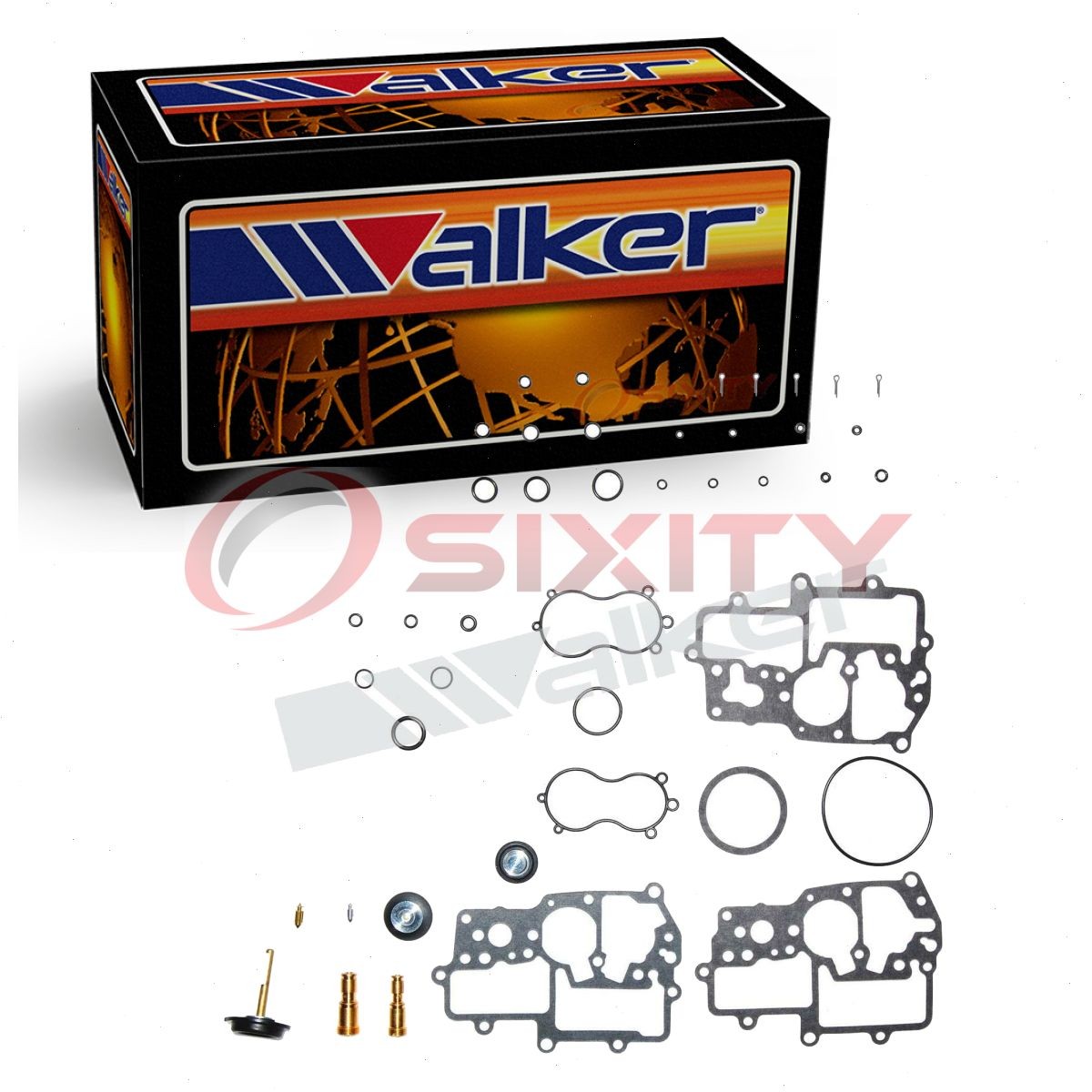 Walker Carburetor Repair Kit for 1980-1983 Honda Accord Civic Prelude 1.3L hs