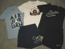 boys 4-5 short sleeve tops shirts shorts lot All Nike Air Jordan activewear