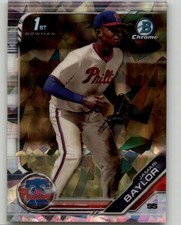 2019 Bowman Draft Sapphire Edition Jamari Baylor #BDC-41 Philadelphia Phillies