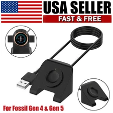 Smart Watch Magnetic USB Charging Dock Fast Cable Charger For Fossil Gen 4 Gen 5