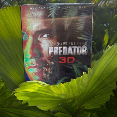 Predator (Blu-ray 3D Combo Pack, 2013) - Brand New with Lenticular Slipcase