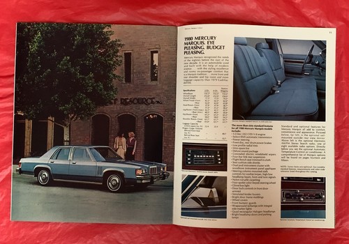 Mercury "MARQUIS" 1980 - Brochure / Catalogue de vente concessionnaire automobile d'origine - Photo 4/6