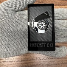 Turbo Badge Emblem Boosted Grill Trunk Fender Angry Agressive Racing