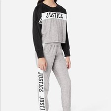 Justice   Fleece   Shorts  Pants Pajama Set