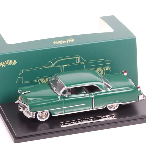 GFCC 1/43 Scale 1954 Cadillac Coupe De Ville Diecast Car Model Toy Acrylic Box - Picture 27 of 51