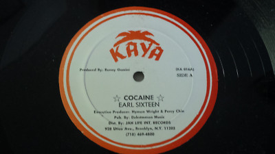 EARL SIXTEEN - COCAINE /ROOTS  REGGAE 12'' on KAYA