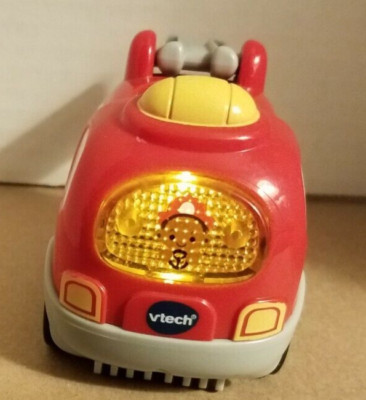 VTech Go Go Smart Wheels FIRE TRUCK TALKING SINGING LIGHT UP TOY used