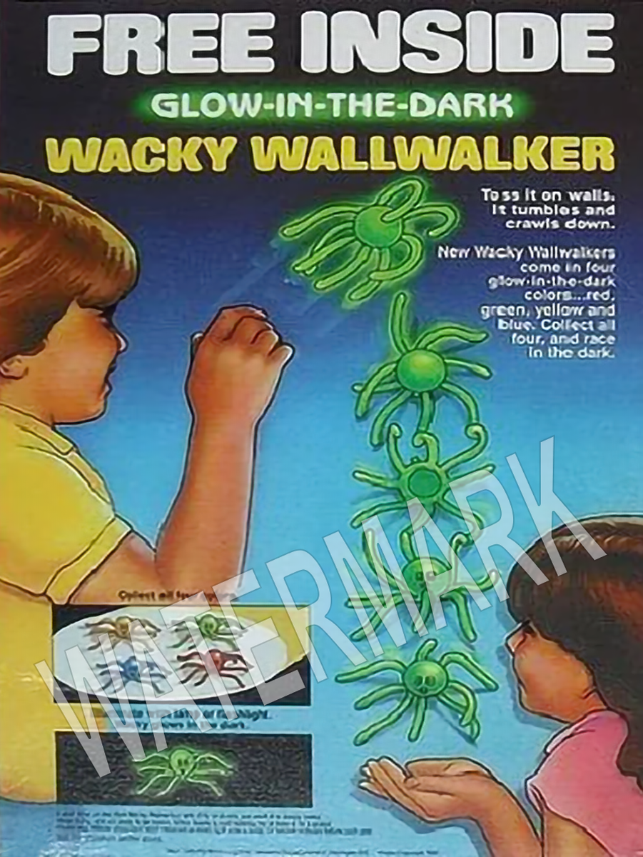 WackyWall Wall walker Octopus Cereal prize Metal Fridge Magnet 3x4