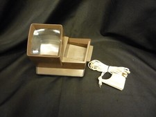 GAF Slide Viewer A/C and Battery 2x2 Slides with Transformer Lighted 