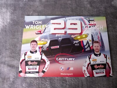 Century Motorsport GT4 #29Signed British GT Promo/card Wrigley