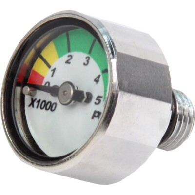 Scuba Dive Pressure Gauge SPG Pony Bottle Pressure Gauge Mini Air Tank PSI