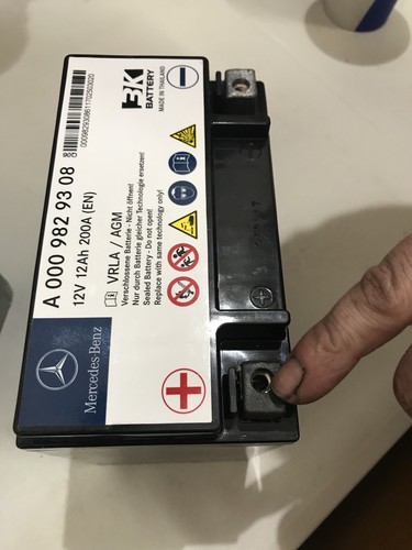 A0009829308 аккумулятор mercedes