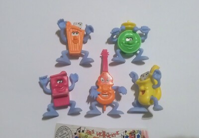 KINDER SURPRISE SET - FUNNY MUSIC BAND INSTRUMENTS VARIATIONS
