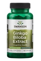 Swanson Ginkgo Biloba Extract 60 Mg - Standardisiert - 120 Kapseln