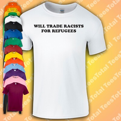 Will Trade Racists For Refugees T-Shirt | Gary Lineker Suella Braverman
