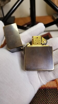 Zorro 915S Heavy Duty Armor Aged Patina Style Windproof Kerosene Desktop Lighter