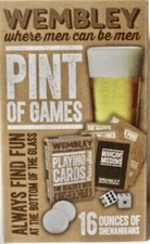 Beer Pong Mancave Games Ping Pong Balls Dice Playing Cards Wembley Pint Of Games