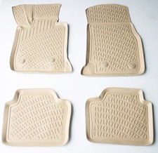 Tappetini Tappeti gomma Beige Specifici COMPATIBILI con BMW Serie 3 (E90 -E91)