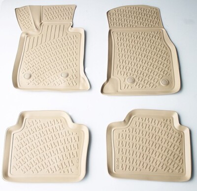 Tappetini Gomma Auto Per BMW Z4 E85 (2002-2008) – Set 2 Pezzi Anteriori, Nero, Antiscivolo