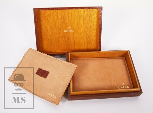 Vintage omega wristwatch box-Brown 