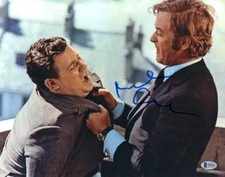 Michael Caine Signed Autograph 11x14 Photo - Get Carter Dark Knight Beckett COA