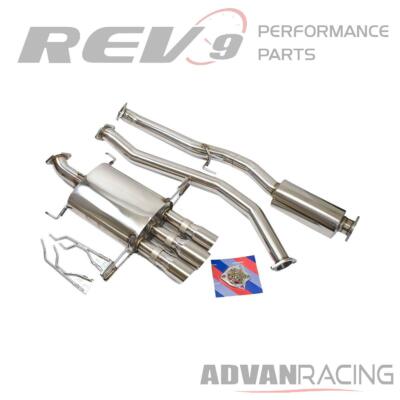 Rev9 Stainless Steel Cat-Back Center Exit Exhaust Kit for Civic HB 1.5T 17-21...