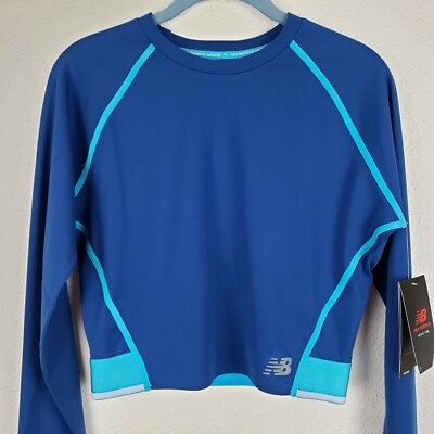 NWT New Balance Women's Size L Fitted Running Top Long