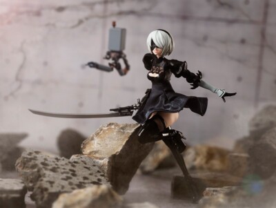 BUZZmod. NieR: Automata Ver1.1a 2B 1/12 Action Figure Aniplex