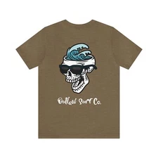 Outlaw Surf Skeleton Scream T-Shirt