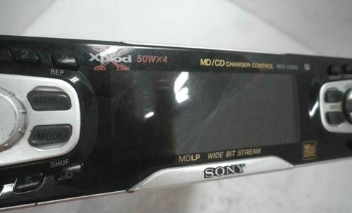 SONY MDX-C500X Mini Disc 1DIN MD Player Car Stereo Audio Tested Used Japan F/S - Picture 2 of 2