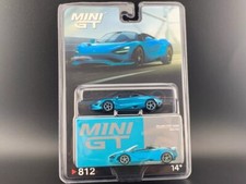 1/64 Mini GT McLaren 750S Spider Chrome Blue Diecast Model Car MGT00812 CHASE