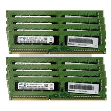 DDR3 64GB 8x8GB PC3-12800E 1600MHz ECC Unbuffered UDIMM Ram 1.5V for Workstation