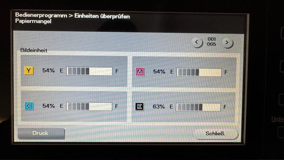 4:1 MFP - Develop ineo+ 3350 + 2te Kassette & Fax Modul - gebraucht - Bild 4 von 4
