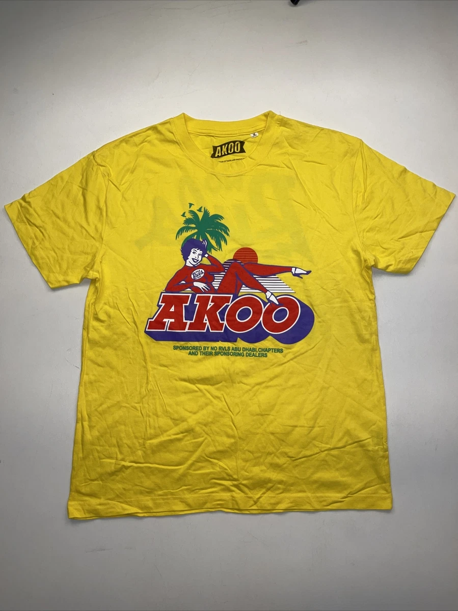 yellow akoo shirt
