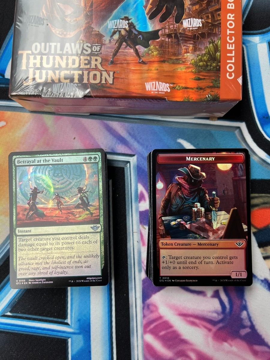 Outlaws of Thunder Junction Collector Booster Box FOIL bulk cards: C/U, tokens | eBay Outlaws of Thunder Junction Collector Booster Box FOIL bulk cards: C/U, tokens | eBay