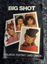 Polaroid Big Shot Portrait Land Camera Original Manual Vintage