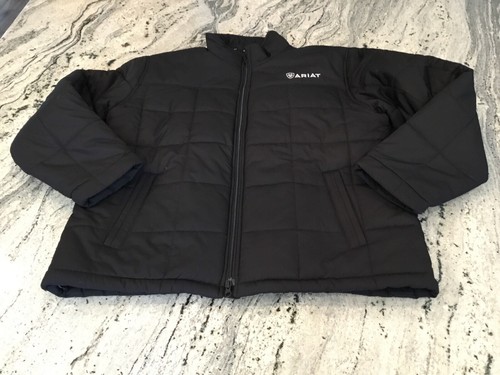 LN Ariat mens black winter jacket coat 