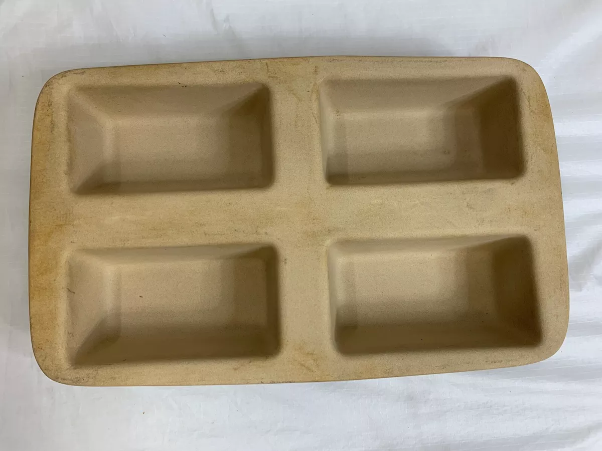 Pampered Chef Mini Loaf Stoneware Bread Pan Family Heritage Classics Collection
