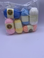 Lion Brand Mini Skeins Lot of 6 Assorted Colors New Unused